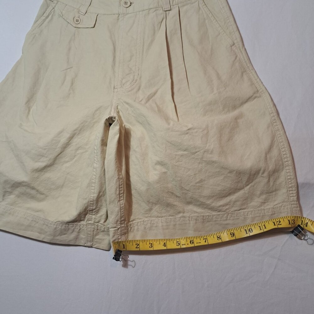 Free People High Street Brown Rice Trouser Shorts Sz 4 New Cotton/Linen - Picture 15 of 15